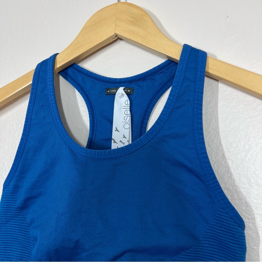 Oiselle Blue Sports Bra - Picture 3 of 12